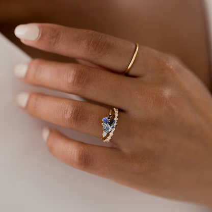 Blå Edelstensring | Sammen mot diabetes