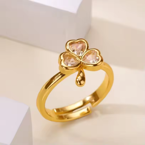 Lykkelig Kløver Ring | Sammen mot Brystkreft