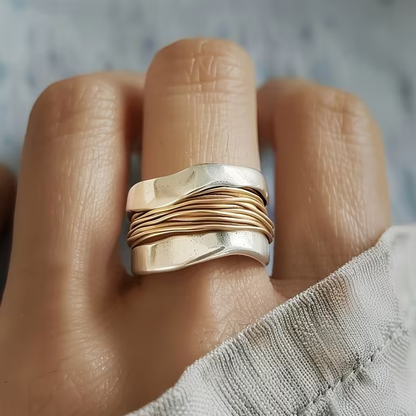 Gylden Harmoni Ring | Sammen mot brystkreft