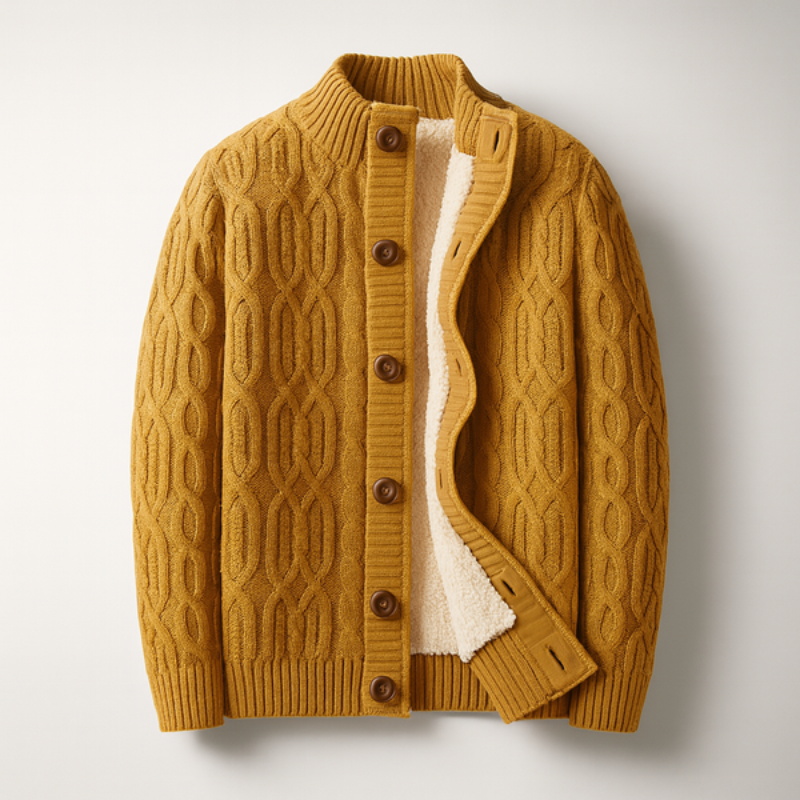 Alex™ – Strikket fôret cardigan