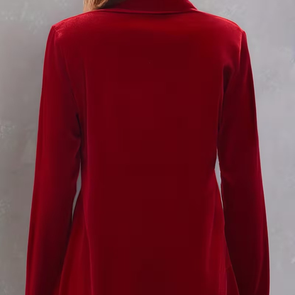 Ingrid™ – Langermet Velvet Skjorte