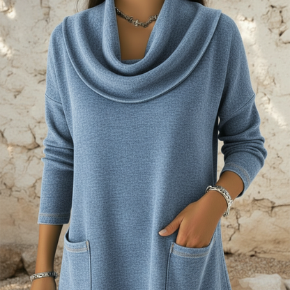 Evie™- Langermet Retro Topp