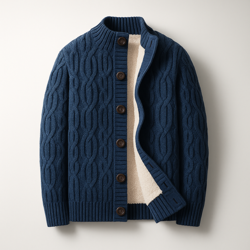 Alex™ – Strikket fôret cardigan