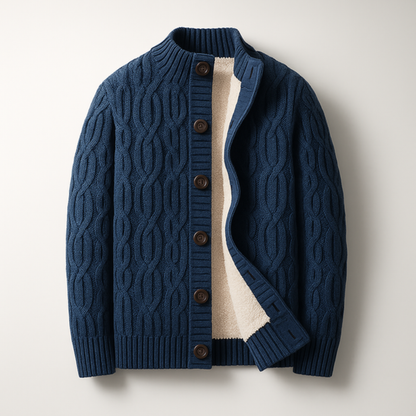 Alex™ – Strikket fôret cardigan