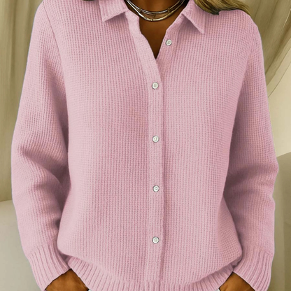 Rhea™- Strikket Knappe Cardigan