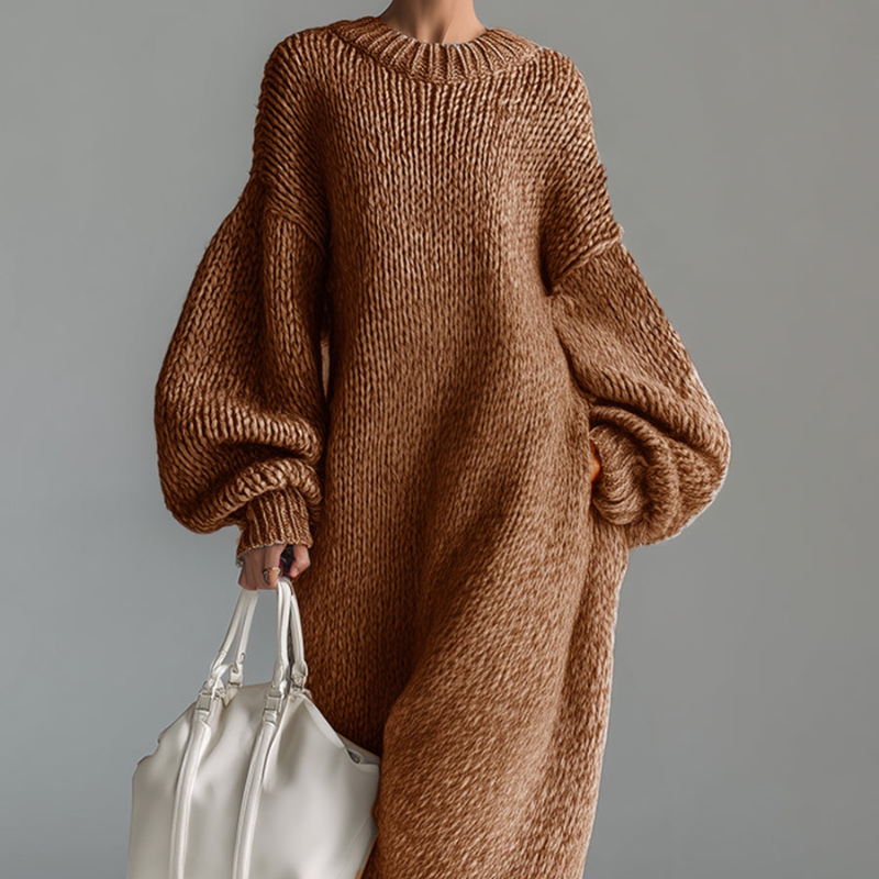 Julia™- Lang Strikkekjole