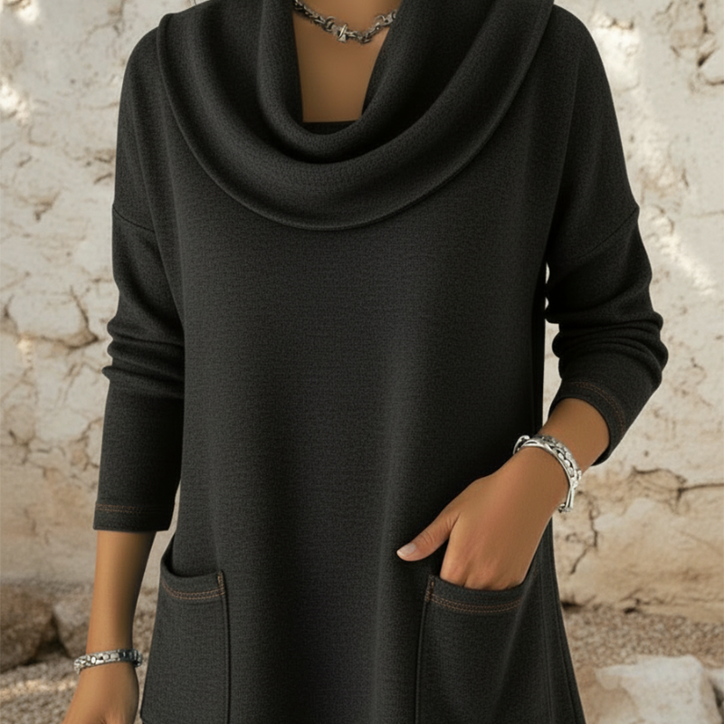 Evie™- Langermet Retro Topp