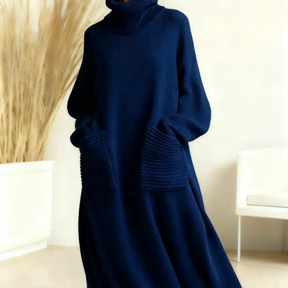 Astrid™- Løs Strikket Kjole