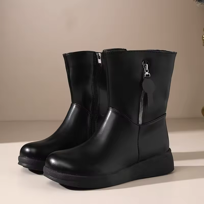 Charlotte™- Ankel Støvler Skinn