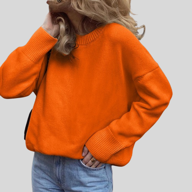 Arabella™- Løs Strikket Genser