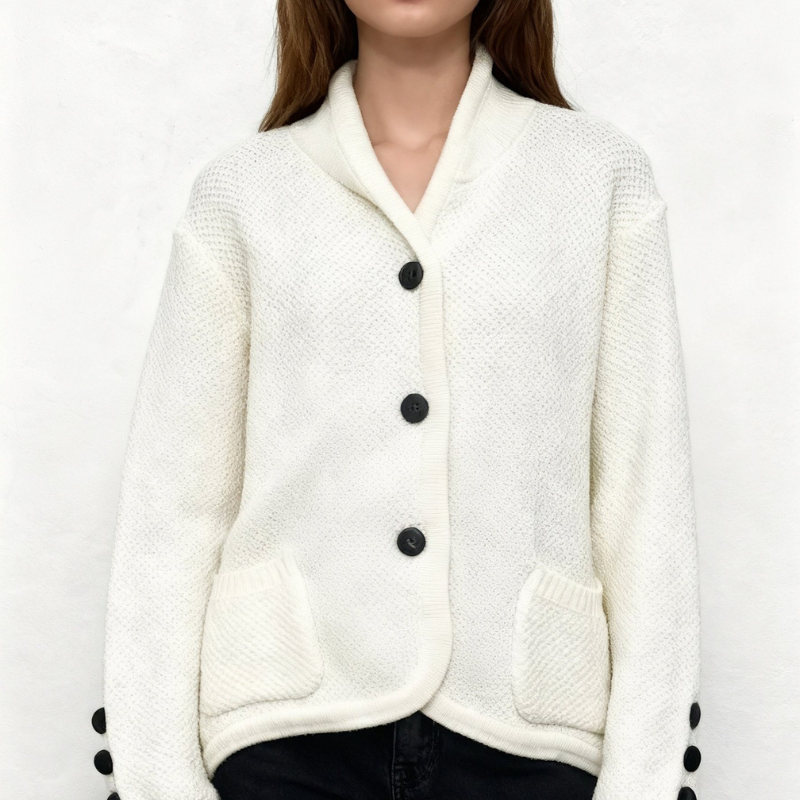 Roxanne™- Collar Strikket cardigan