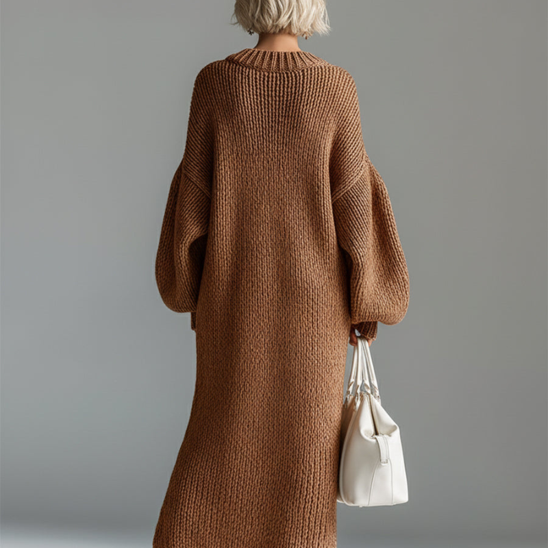 Julia™- Lang Strikkekjole