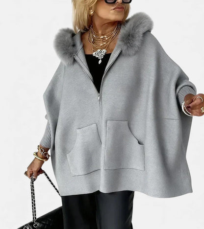 Molly™ - Fur Hettegenser Cardigan