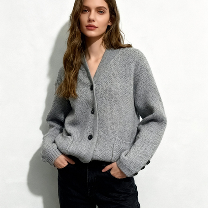 Roxanne™- Collar Strikket cardigan