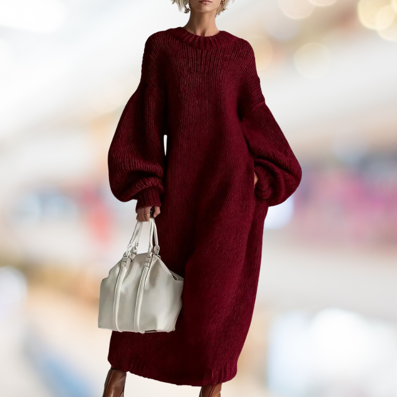 Julia™- Lang Strikkekjole