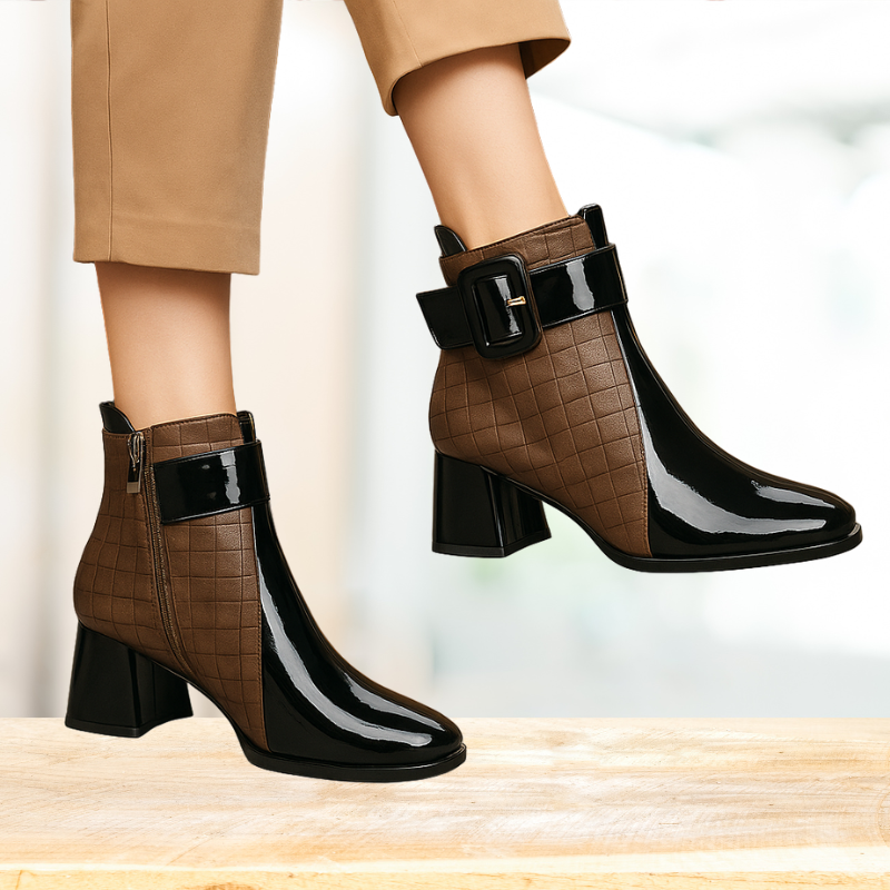 Sandra™ – Ankelstøvletter med hæl