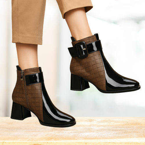 Sandra™ – Ankelstøvletter med hæl