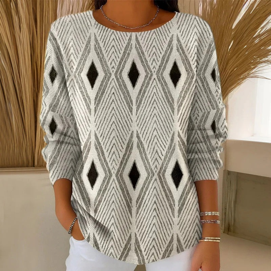 Willow™- Mønstret Langermet Topp