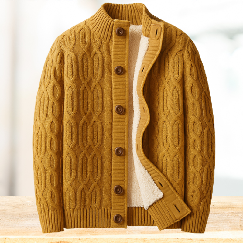 Alex™ – Strikket fôret cardigan